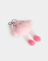 Llavero Peluche Llavero Y Charm De Peluche De Oso - Blanco Crema
