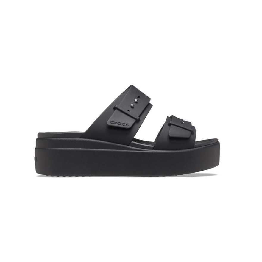Brooklyn Buckle Low Wedge W - Mujer Black