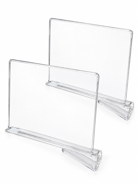 DIVISOR DE ESTANTES TRANSPARENTE.