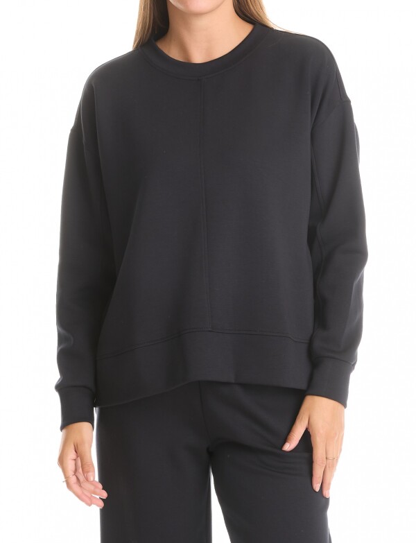 Buzo Pespuntes NEGRO