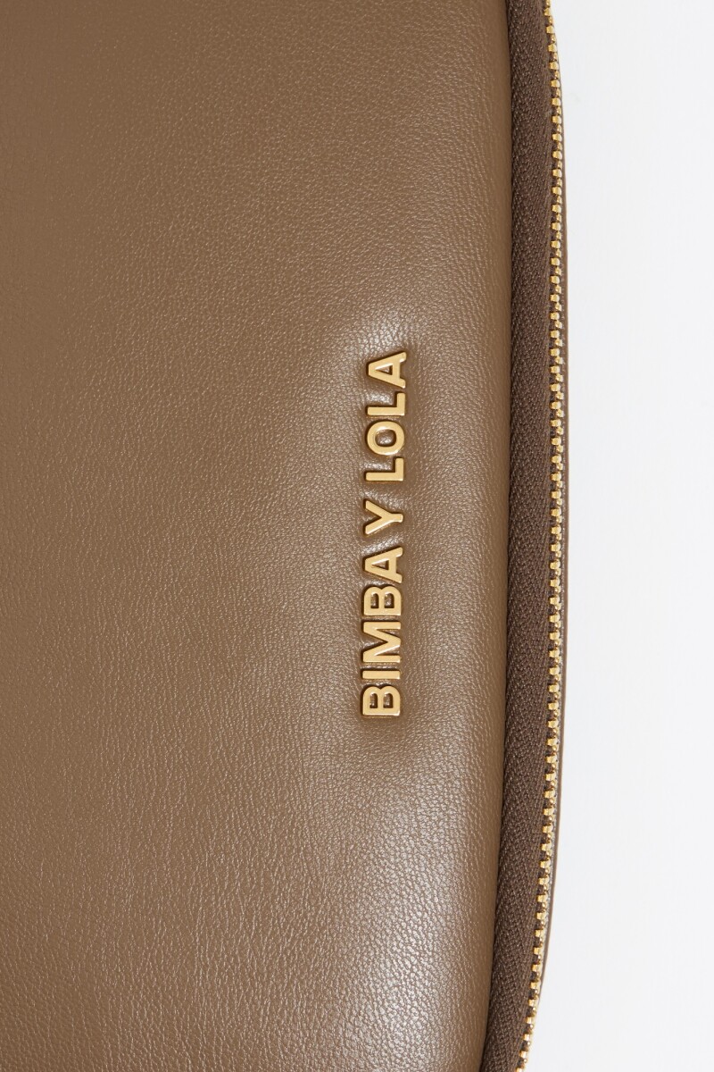 BOLSO BANDOLERA MINI PIEL Gris