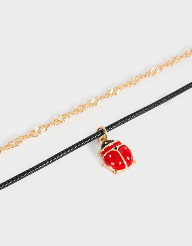 Chokers Frutas Set De Chokers Vaquita - Dorado