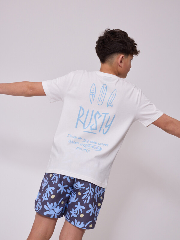 T-SHIRT ROKAI TEEN RUSTY Blanco
