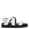 Sandalias de Niña MINI Miss Carol PELLY con tachas Blanco