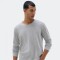 CAMISETA ML MASC CINZA MESCLA