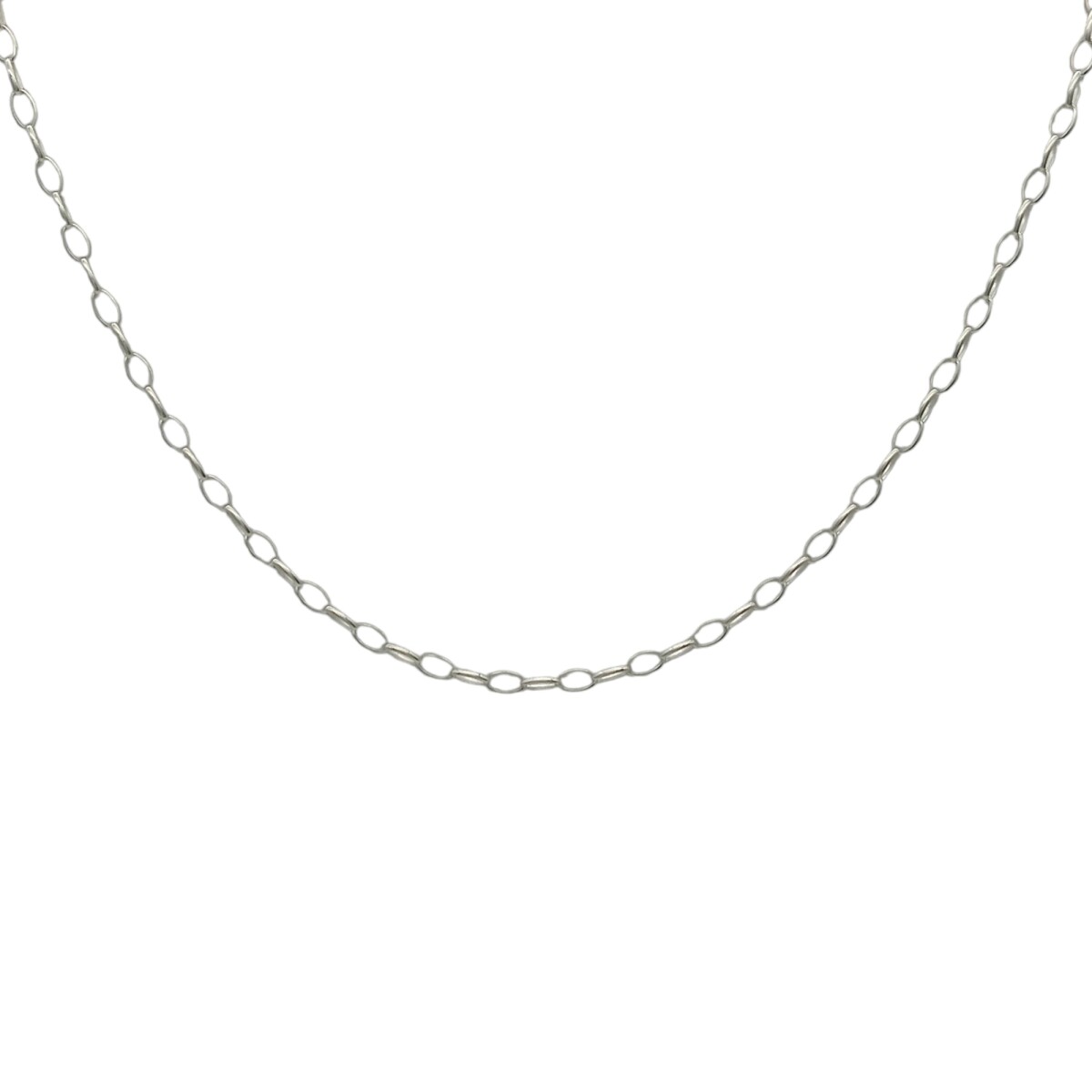 Cadena Rolo Oval-Plata 925-Sin Piedra-CD3078 - sinpiedra 