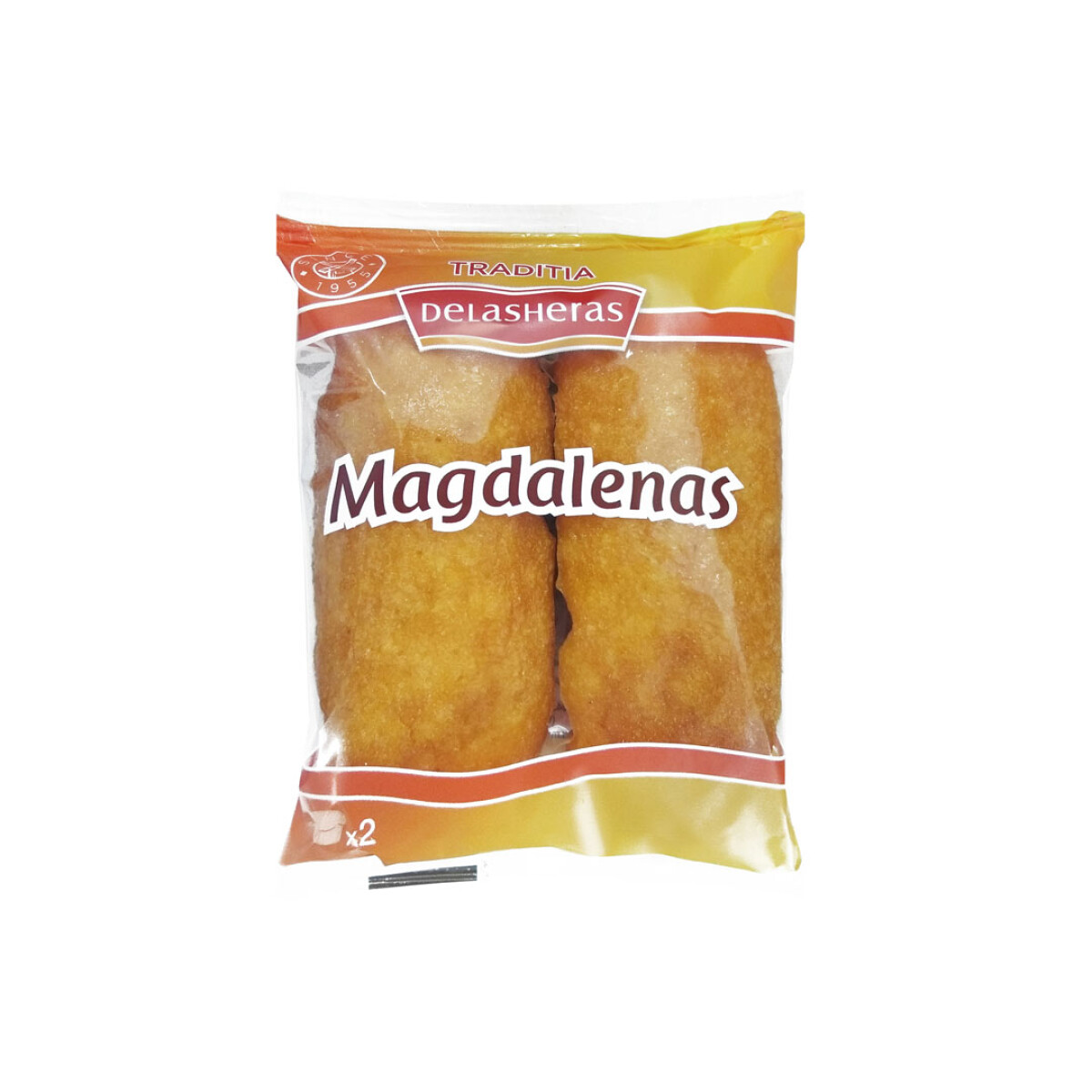 MAGDALENAS DELASHERAS LARGAS 55 g 2 UNIDADES 