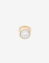 Anillos Medianos y Grandes Perla Anillo Con Perla - Dorado