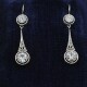 Caravanas En Oro Blanco, Brillantes Y Diamantes Caravanas En Oro Blanco, Brillantes Y Diamantes