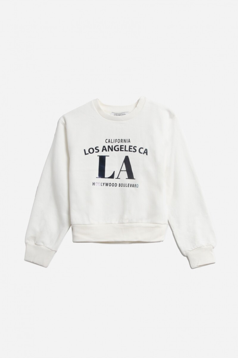 Buzo estampado CRUDO