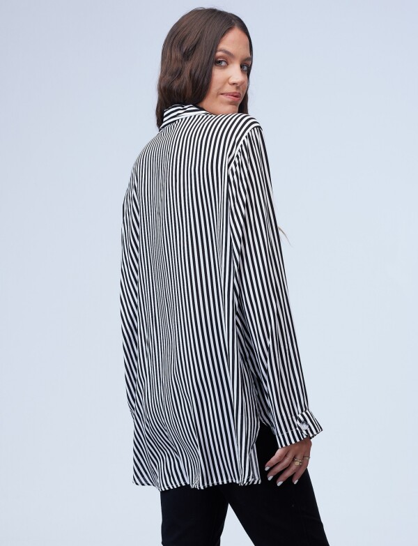 Blusa Oversize NEGRO/BLANCO