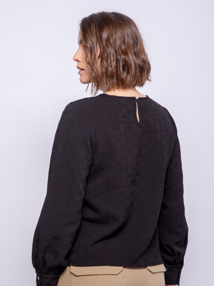 BLUSA OLIVIER Negro