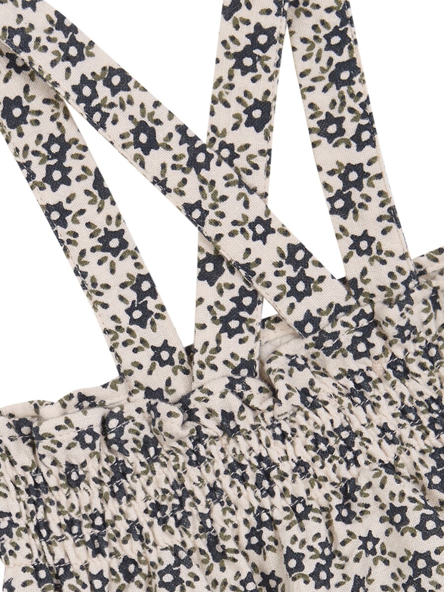 Bombacho Florecitas Blanco Roto