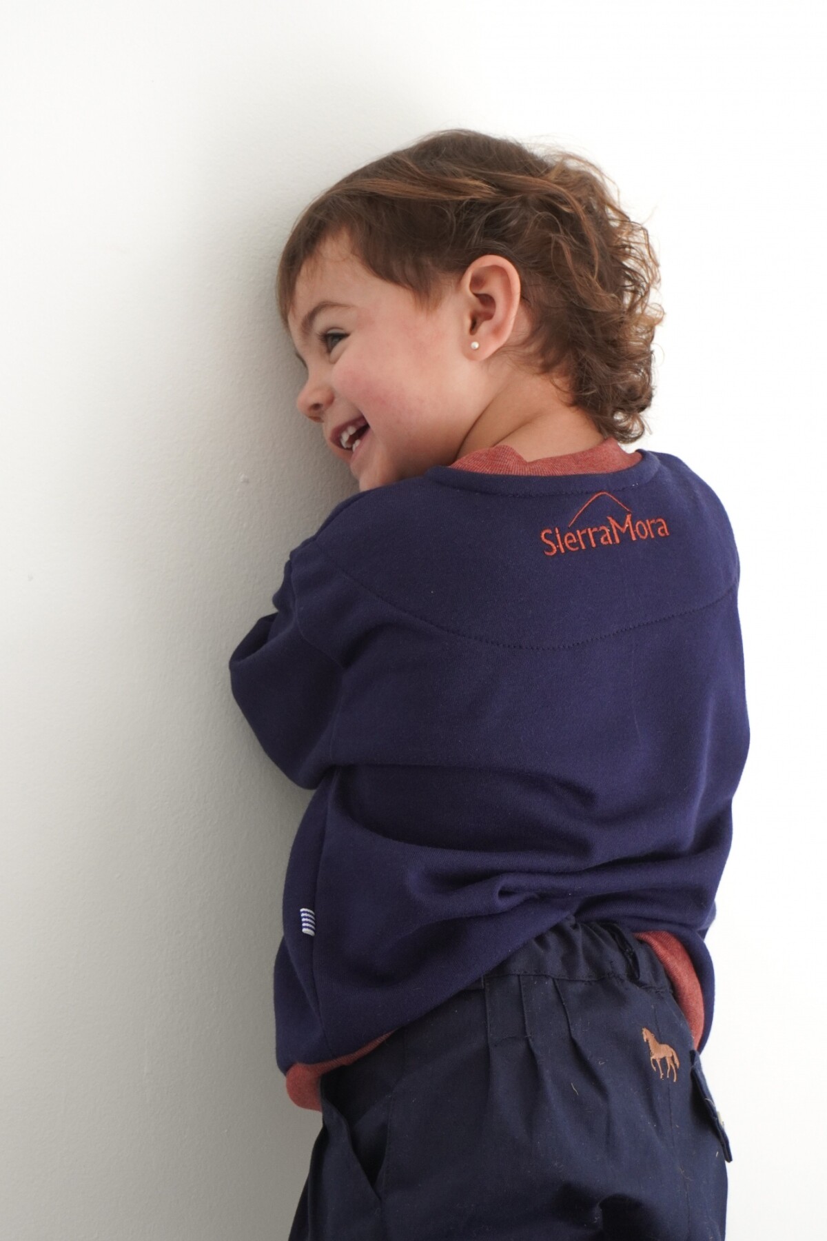 Mini Horsy Sweater Azul Marino