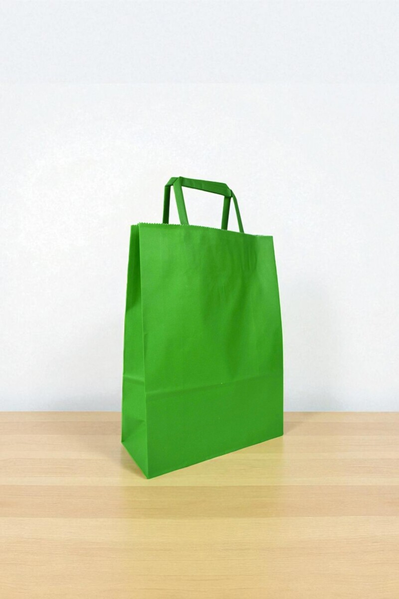 Bolsa lisa acuario 22x10x30 cm - VERDE 
