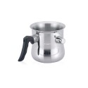 OLLA DE LECHE DOBLE PARED CUORI GIULIA 2LTS PLATEADO