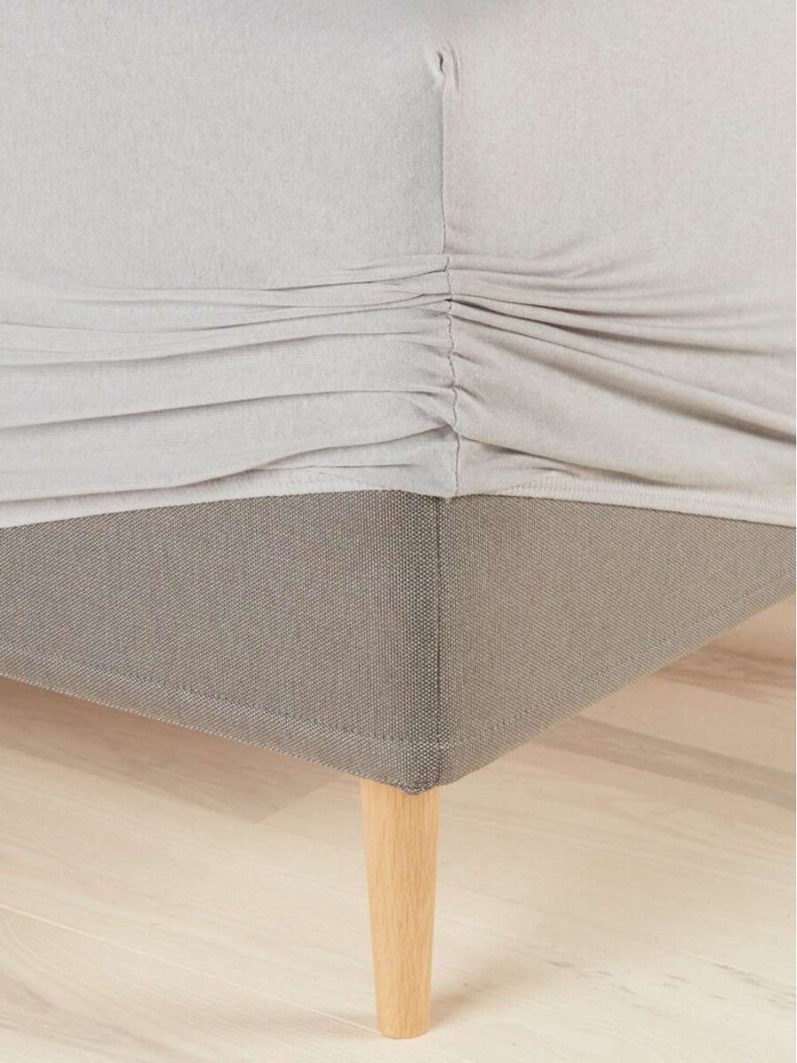 Sabana Bajera Jersey Jenny 140/150X200X35 - Gris 