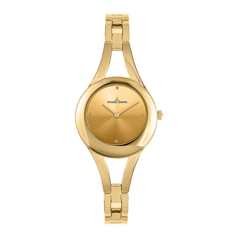 Reloj Jacques Lemans 1-2071C Paris de acero inoxidable en oro amarillo Dorado