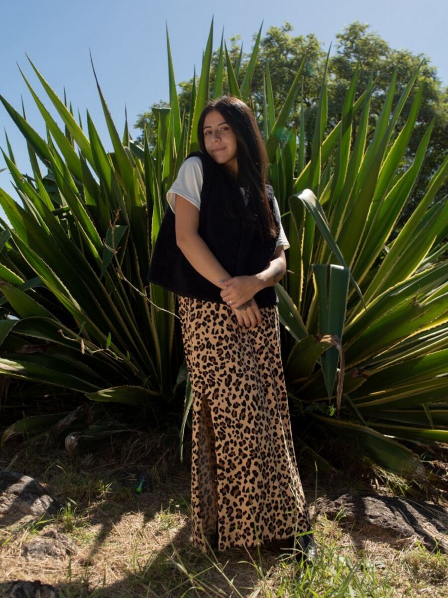 Falda animal print 