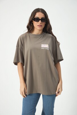 REMERA OVERSIZE MOCHI GRIS