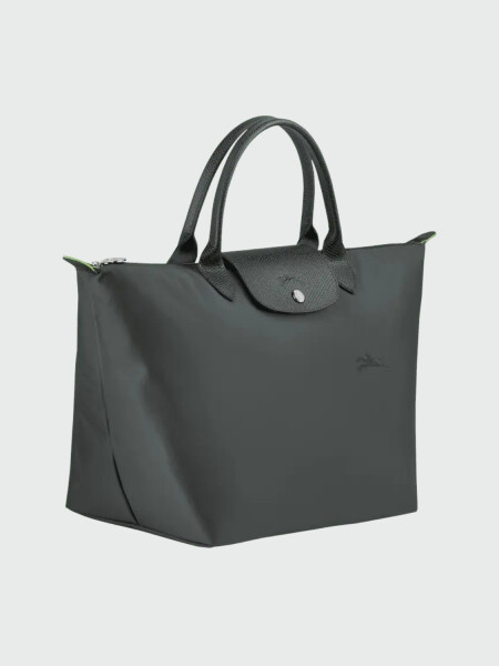 Longchamp - Tote Bag Le Pliage Green M Negro Estampado