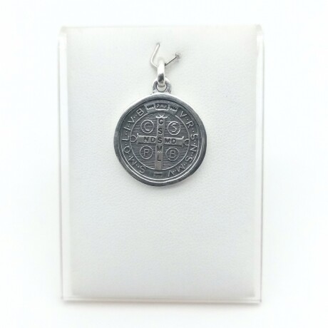 Medalla religiosa de plata 925, SAN BENITO. Medalla religiosa de plata 925, SAN BENITO.