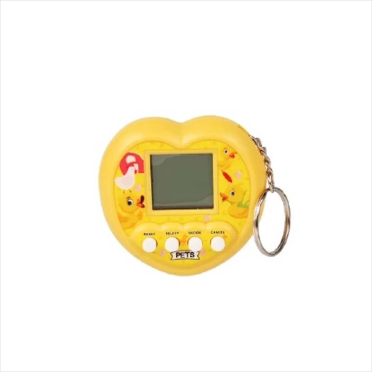 Mascota virtual corazón - Amarillo 