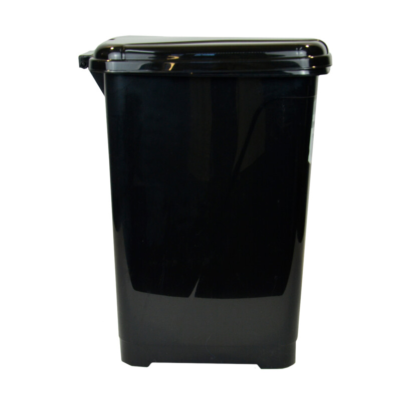 Tarro de residuos 25L con pedal NEGRO