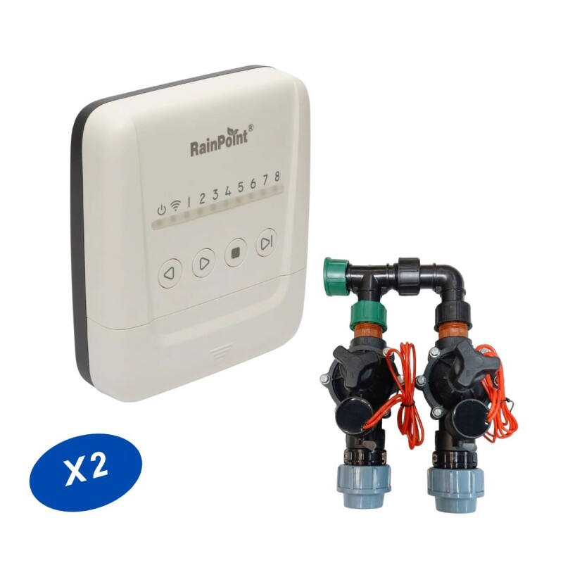 Comando de electroválvulas Rainpoint hasta 8 zonas C/ WIFI X2 Comando de electroválvulas Rainpoint hasta 8 zonas C/ WIFI X2