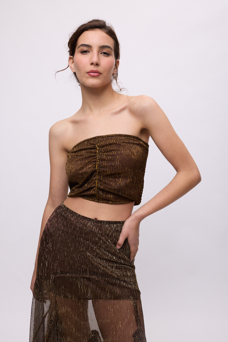 Top Faux Dorado