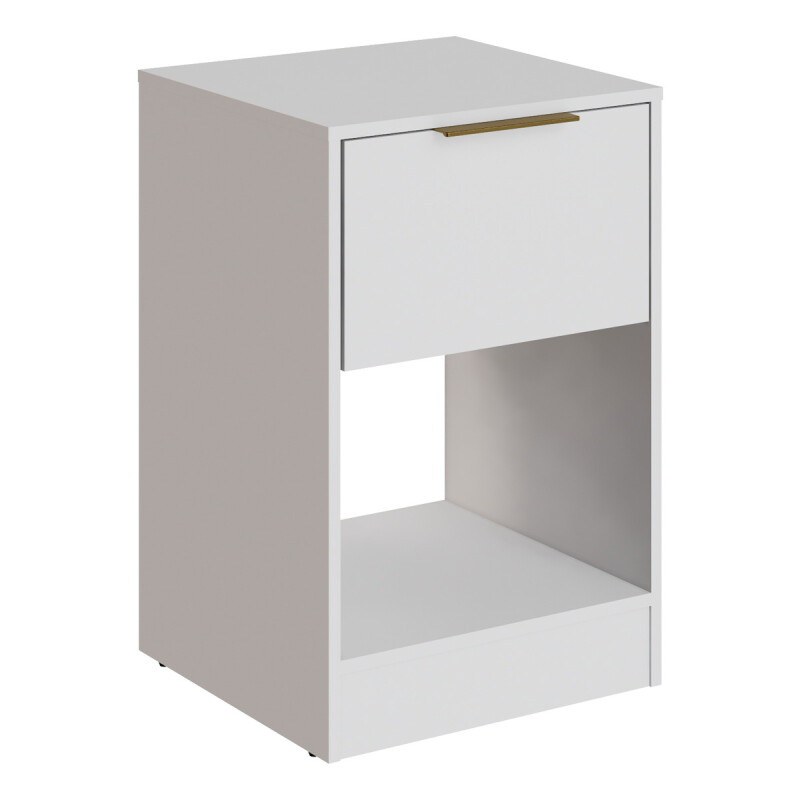 Mesa De Luz Moderna Dormitorio Para Cabecera Moderna Paris Blanco