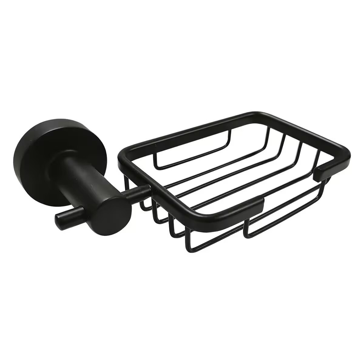 Jabonera Reja Negro Mate Milano Dmc 