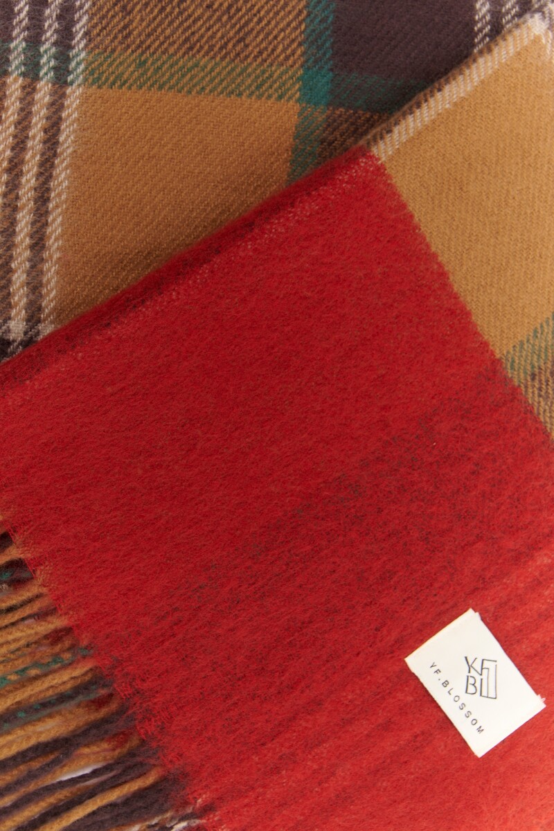 PASHMINA SCOTISH ROJO