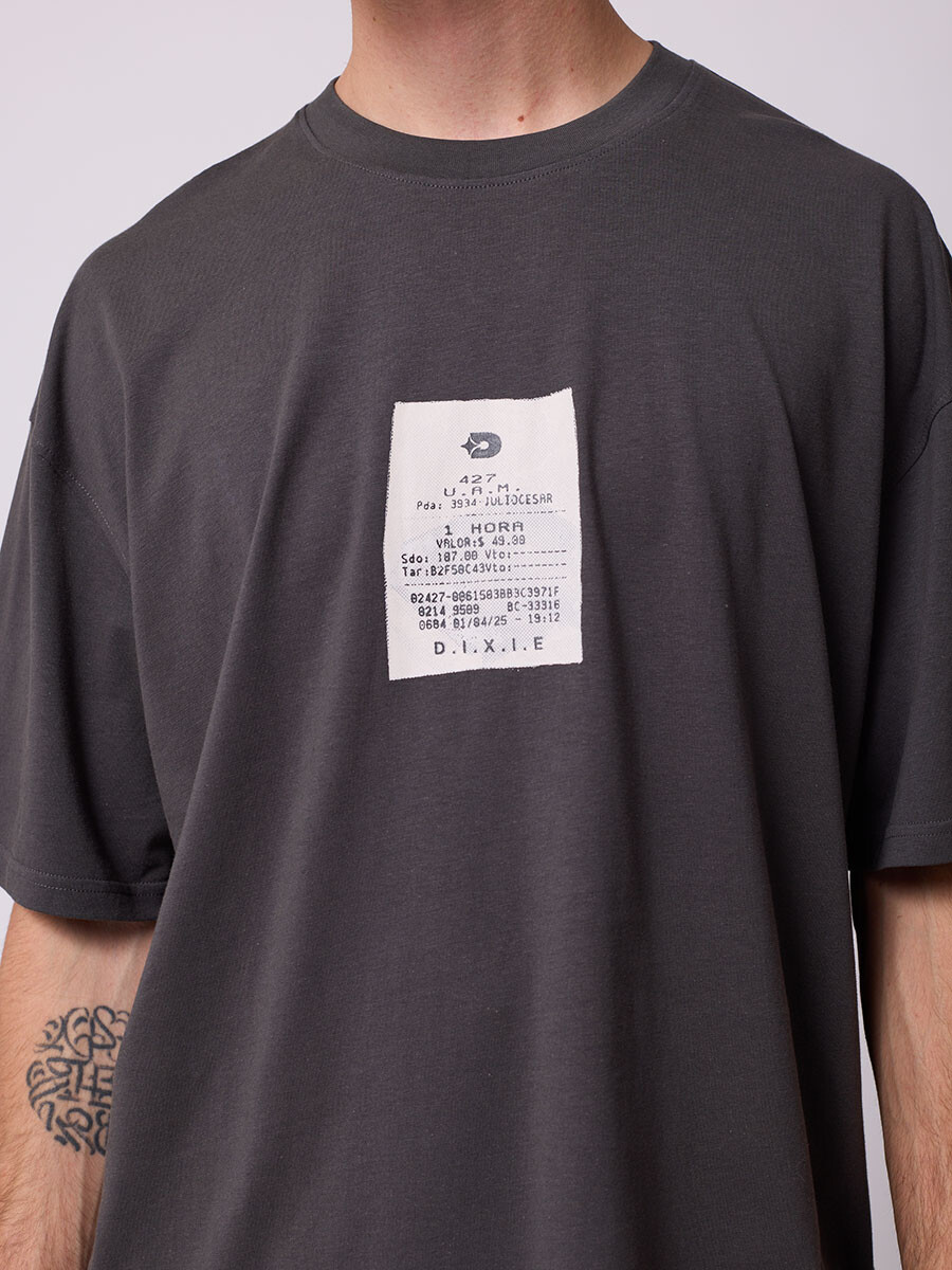 T-SHIRT LOKEN DIXIE Gris Oscuro