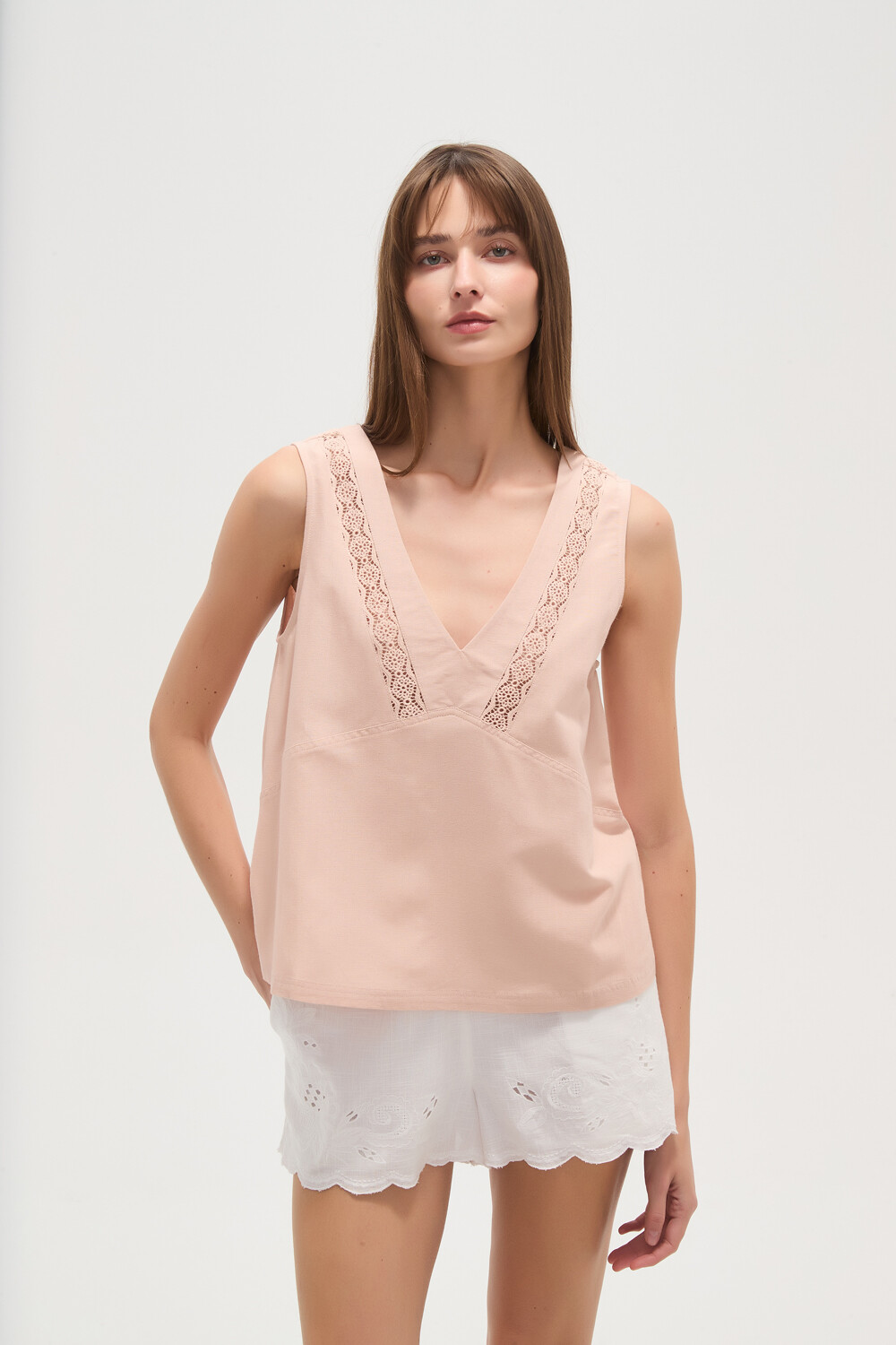 Musculosa Riba Rosa Viejo