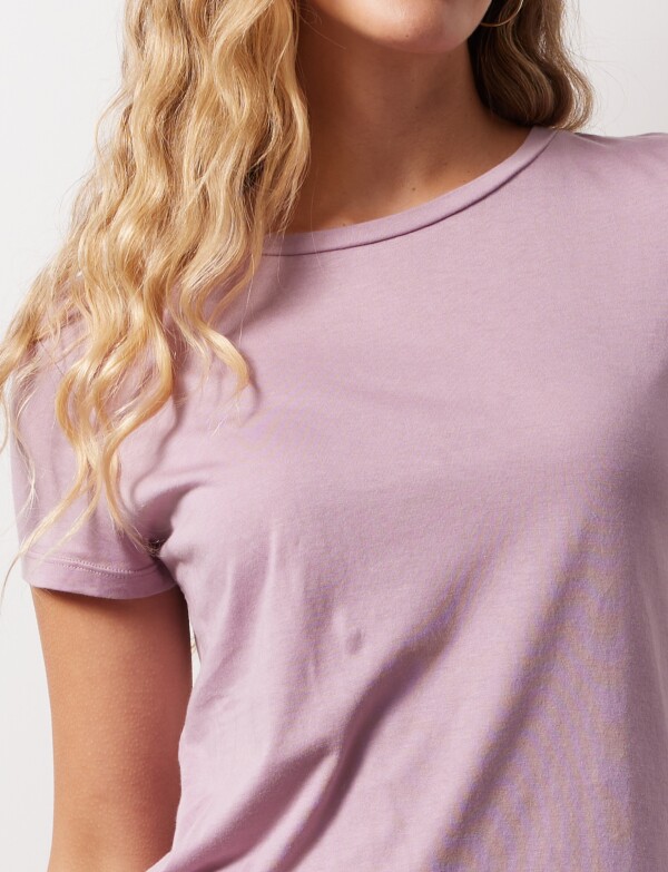 Remera Basica LAVANDA