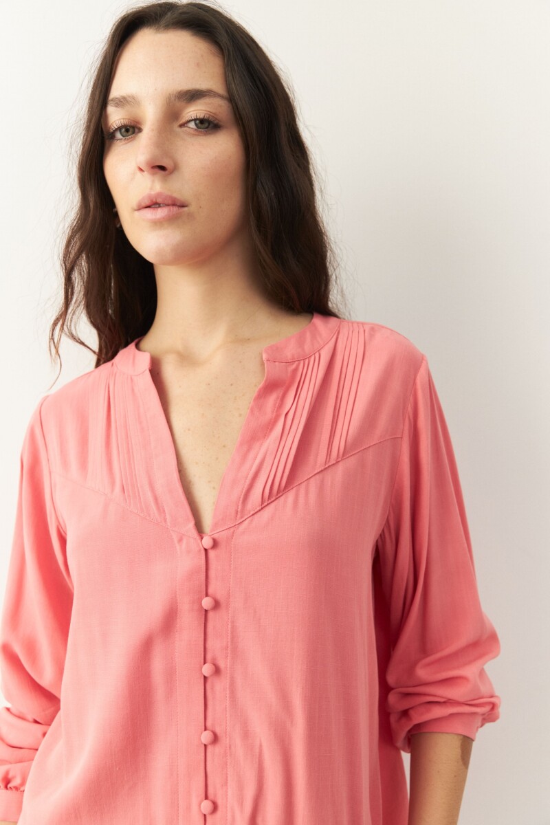 CAMISA PERLINA Coral