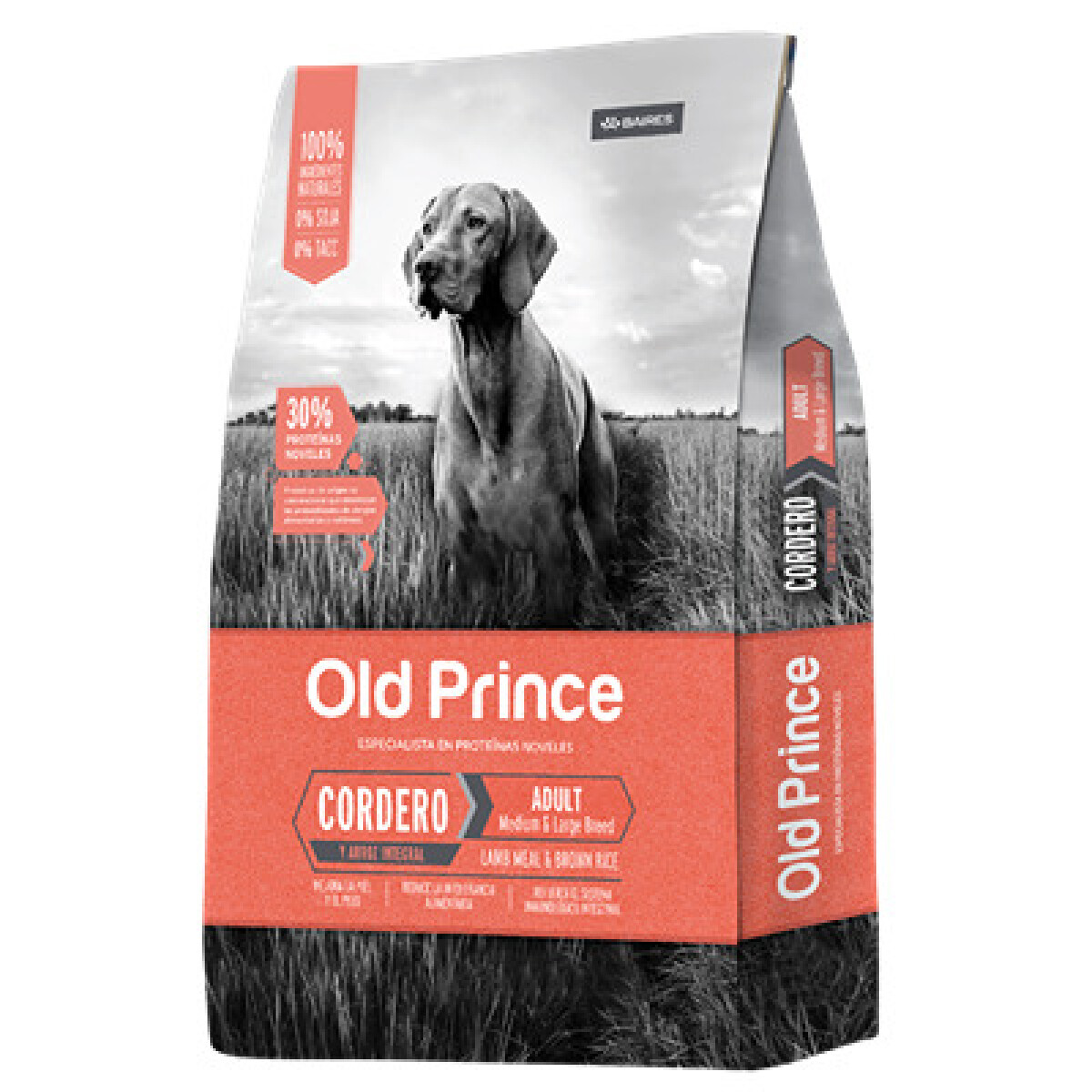 Old Prince Novel Perro Adulto Med/Gde Cordero 3kg |Nutrición 