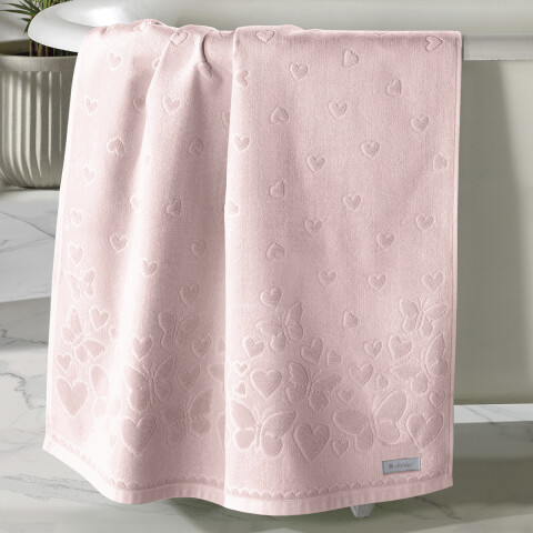 Toalla Baño Dohler Jacquard Romance 70 x 140 cm 100% Algodón ROSA