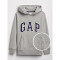 V-NEW CAMPUS LOGO HOOD LIGHT HEATHER GREY B10