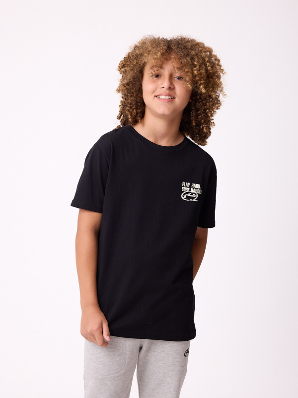 T-SHIRT KALBAR TEEN RUSTY Negro