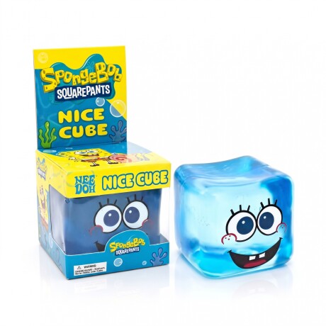 Squishy Needoh Bob Esponja Nice Cube Azul