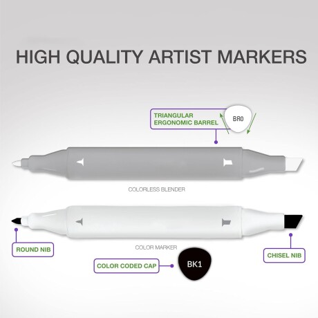 Caja X80 De Marcadores Doble Punta 250196 Universo Binario 001