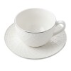 TAZA C/PLATITO BLANCO 200ML Unica