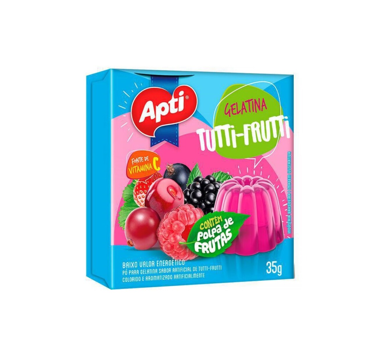 Gelatina APTI 35grs - Tuti Frutti 
