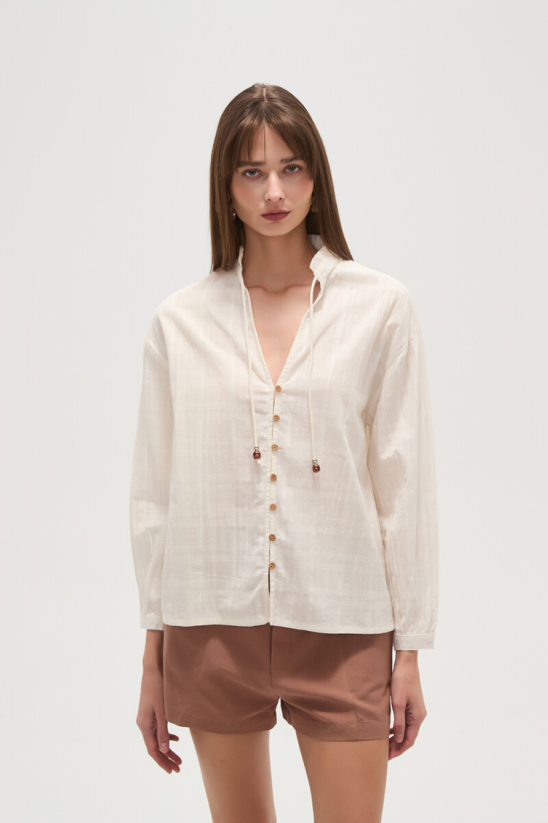 Camisa Huna - Marfil / Off White 