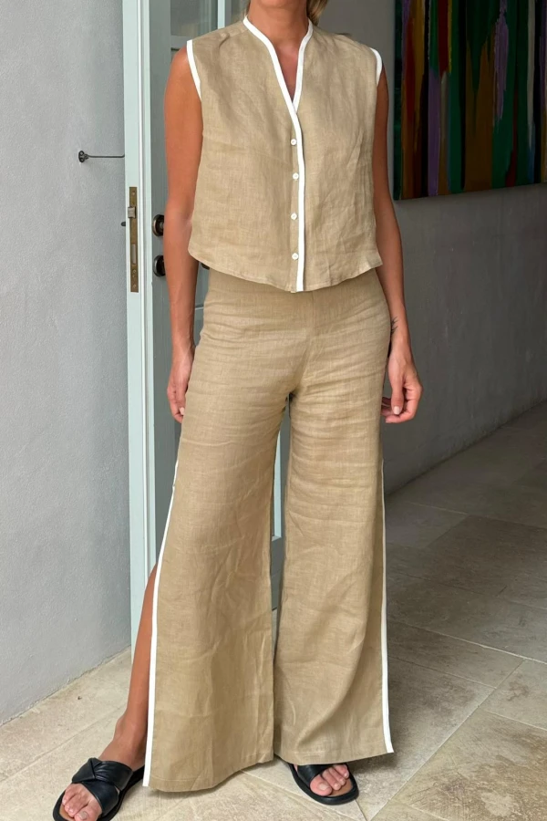 Pantalón Maho beige 3