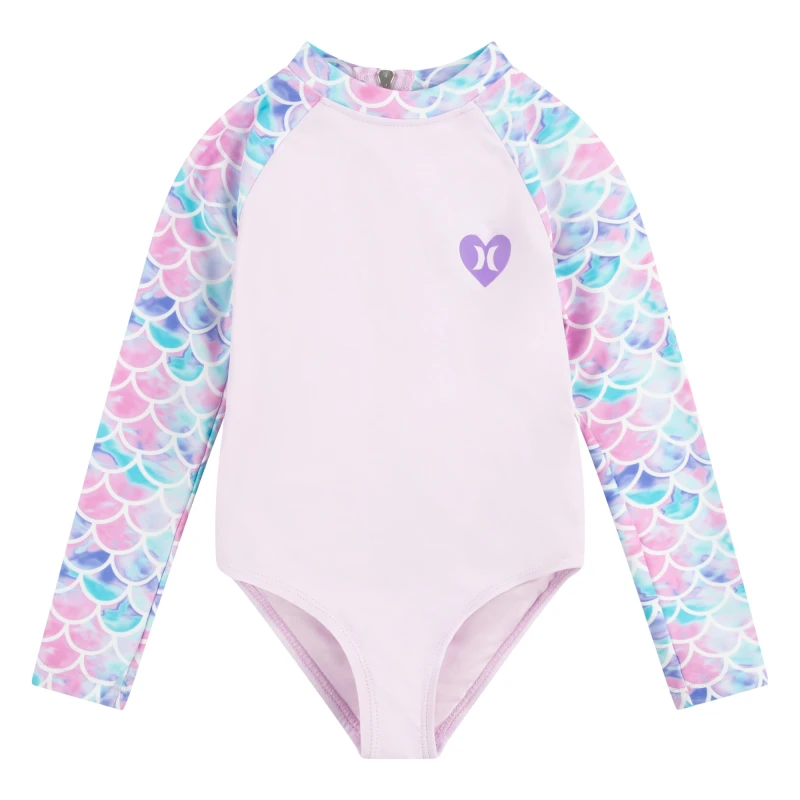 Remera Hurley Ruffle One de Niña Multicolor