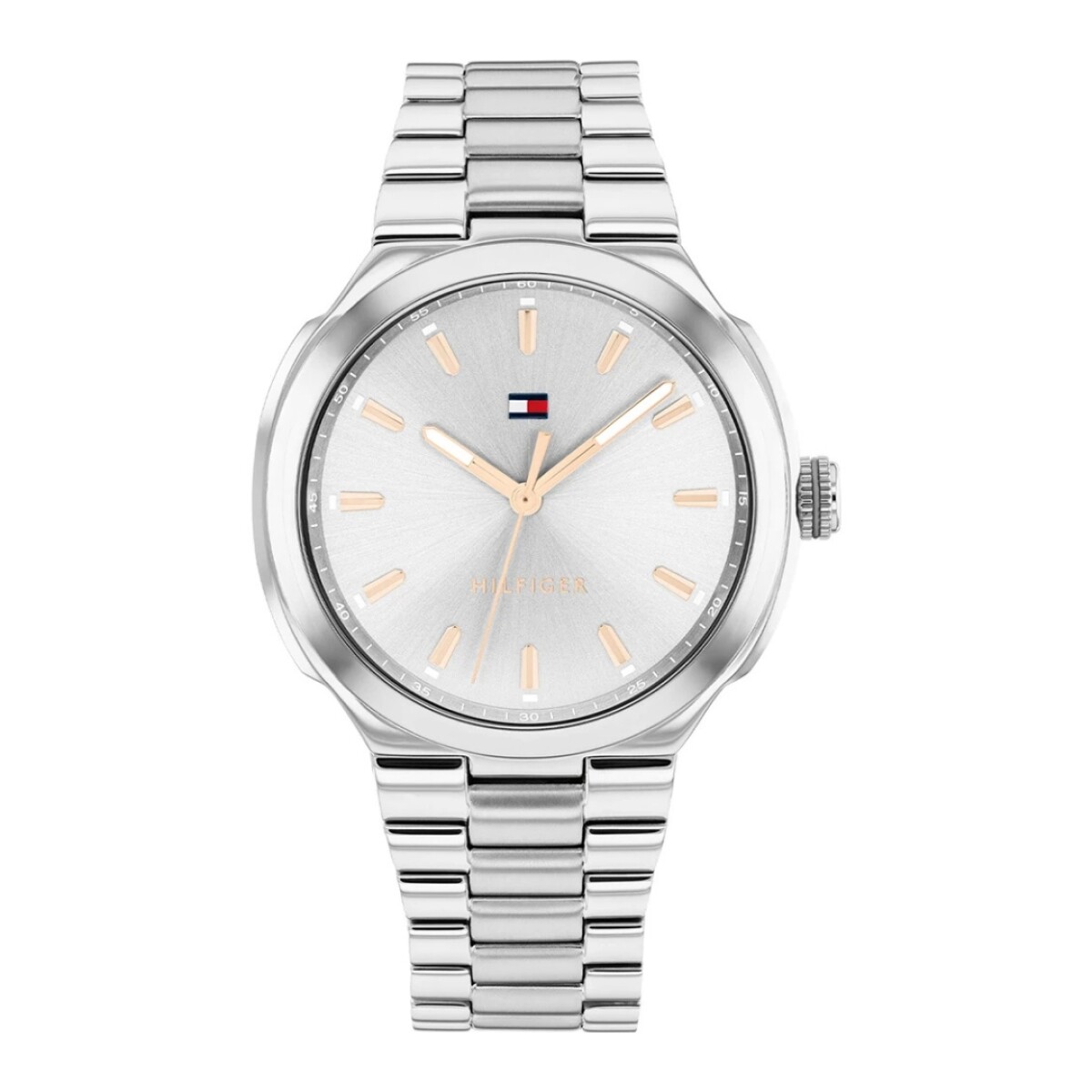 Reloj Tommy Hilfiger 1782817 para dama con correa de acero - Plateado 