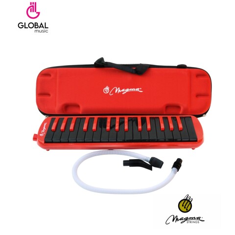Melodica Magma roja 32 notas c/funda rígida teclas negras Melodica Magma roja 32 notas c/funda rígida teclas negras